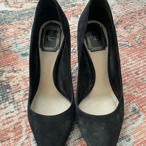 Dior Black Suede Pumps